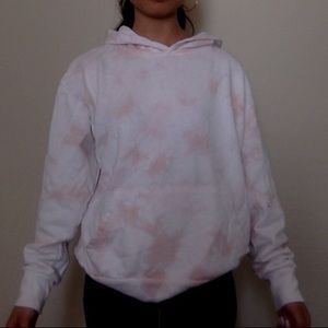 Pink marble hoodie